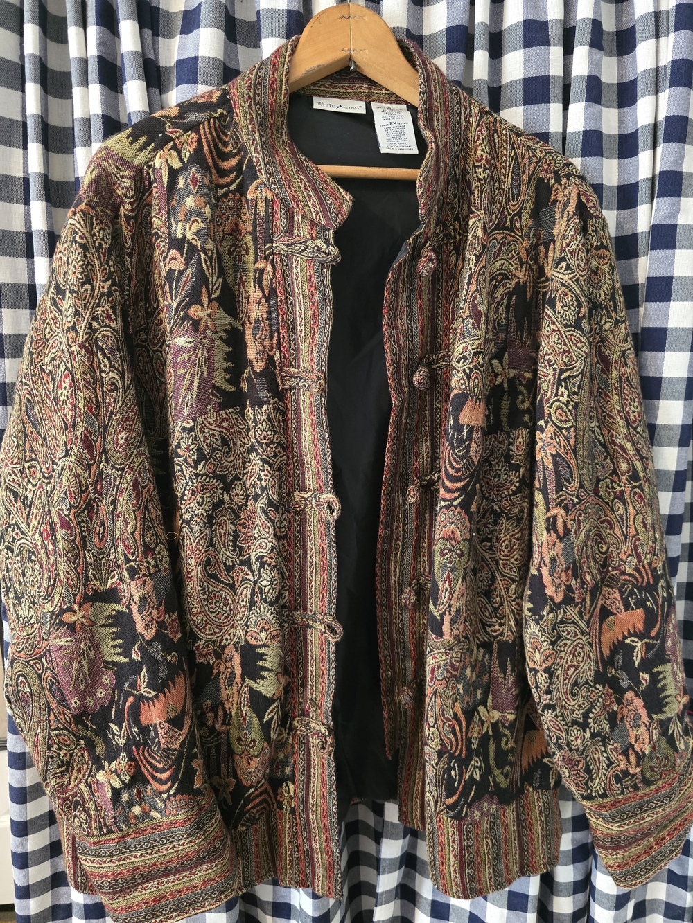 White Stag Multicolor Woven Paisley Jacket